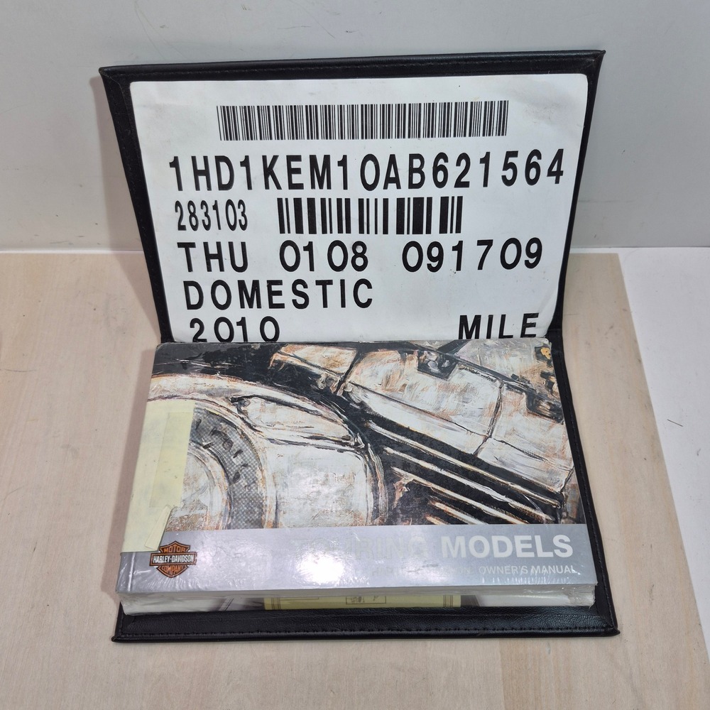 2010 Harley-Davidson Touring Models Owners Manual Kit 99466-10 99527-10D Sealed